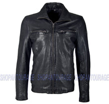 Load image into Gallery viewer, Mauritius Gage Black 100% New Genuine Lambskin Leather Jacket For Men