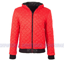 Load image into Gallery viewer, Mauritius Graydon Hooded Reversible 100% Genuine Lambskin Leather Jacket For Men