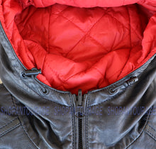 Load image into Gallery viewer, Mauritius Graydon Hooded Reversible 100% Genuine Lambskin Leather Jacket For Men