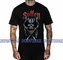 Load image into Gallery viewer, Sullen Hellraiser SCM2985 New Short Sleeve Graphic Tattoo Skull T-shirt For Men