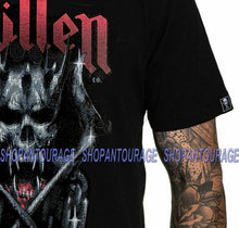 Load image into Gallery viewer, Sullen Hellraiser SCM2985 New Short Sleeve Graphic Tattoo Skull T-shirt For Men