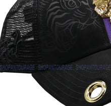 Load image into Gallery viewer, Red Monkey Hidden Tiger Center Stripe Black RM1243 New Limited Edition Unisex Fashion Trucker Cap Hat
