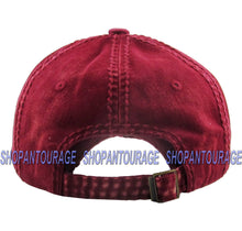 Load image into Gallery viewer, Kbethos "L.L.L." New Burgundy Vintage Distressed Embroidery Patch Unisex Baseball Trucker Cap Hat
