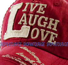 Load image into Gallery viewer, Kbethos "L.L.L." New Burgundy Vintage Distressed Embroidery Patch Unisex Baseball Trucker Cap Hat