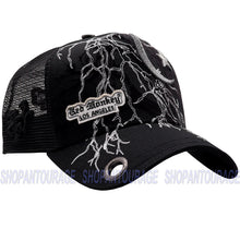 Load image into Gallery viewer, Red Monkey Lightning Strike RM1291 Limited Edition Unisex Fashion Trucker Hat - Black