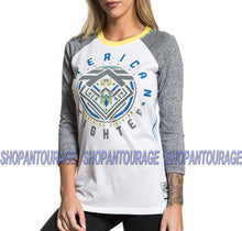 Load image into Gallery viewer, American Fighter Macarthur FW5196 Women`s New 3/4 Sleeve Top By Affliction