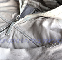 Load image into Gallery viewer, Mauritius Suse Hooded Fashion 100% Genuine Lambskin Leather Jacket For Women