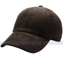Load image into Gallery viewer, Newhattan 1467 Solid Corduroy 100% Cotton Vintage Unisex Baseball Adjustable Polo Trucker Cap Hat Head Wear