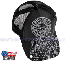 Load image into Gallery viewer, Red Monkey Shield of St. Jude RM1290 Limited Edition Unisex Fashion Trucker Hat - Black
