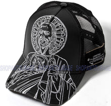 Load image into Gallery viewer, Red Monkey Shield of St. Jude RM1290 Limited Edition Unisex Fashion Trucker Hat - Black