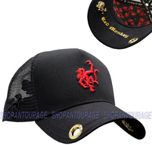 Load image into Gallery viewer, Red Monkey Classico Black RM1324 Limited Edition Unisex Fashion Trucker Cap Hat