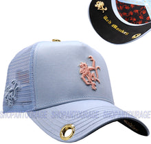Load image into Gallery viewer, Red Monkey Classico Blue RM1324 Limited Edition Unisex Fashion Trucker Cap Hat