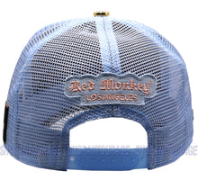 Load image into Gallery viewer, Red Monkey Classico Blue RM1324 Limited Edition Unisex Fashion Trucker Cap Hat