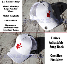 Load image into Gallery viewer, Red Monkey Classico White RM1324 Limited Edition Unisex Fashion Trucker Cap Hat