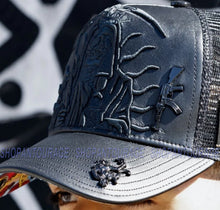 Load image into Gallery viewer, Red Monkey Muerte AK47 Black RM1328 New Limited Edition Unisex Trucker Cap Hat