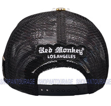 Load image into Gallery viewer, Red Monkey Kings Secret Exclusivo RM1329X Limited Unisex Trucker Cap Hat - Black