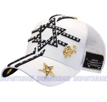 Load image into Gallery viewer, Red Monkey Kings Secret Exclusivo RM1329X Limited Unisex Trucker Cap Hat - White
