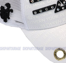 Load image into Gallery viewer, Red Monkey Kings Secret Exclusivo RM1329X Limited Unisex Trucker Cap Hat - White