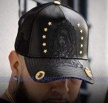Load image into Gallery viewer, Red Monkey Praying Stars Black RM1330 New Limited Edition Unisex Trucker Cap Hat