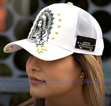 Load image into Gallery viewer, Red Monkey Praying Stars White RM1330 New Limited Edition Unisex Trucker Cap Hat