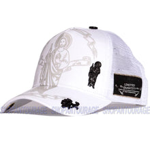 Load image into Gallery viewer, Red Monkey Saint Jude Novena White RM1332 Limited Edition Unisex Trucker Cap Hat