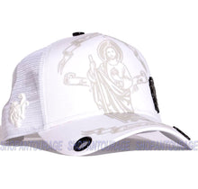 Load image into Gallery viewer, Red Monkey Saint Jude Novena White RM1332 Limited Edition Unisex Trucker Cap Hat
