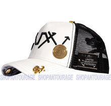 Load image into Gallery viewer, Red Monkey Archangel Saint Michael White RM1333 Limited Unisex Trucker Cap Hat