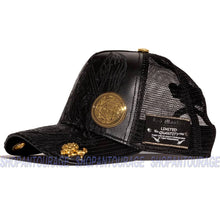 Load image into Gallery viewer, Red Monkey Archangel Warrior Black RM1334 Limited Edition Unisex Trucker Cap Hat