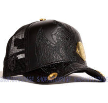 Load image into Gallery viewer, Red Monkey Archangel Warrior Black RM1334 Limited Edition Unisex Trucker Cap Hat