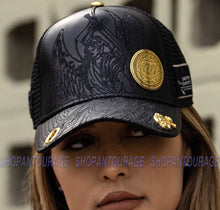 Load image into Gallery viewer, Red Monkey Archangel Warrior Black RM1334 Limited Edition Unisex Trucker Cap Hat