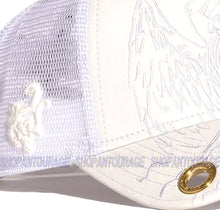 Load image into Gallery viewer, Red Monkey Archangel Warrior White RM1334 Limited Edition Unisex Trucker Cap Hat