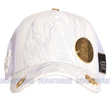 Load image into Gallery viewer, Red Monkey Archangel Warrior White RM1334 Limited Edition Unisex Trucker Cap Hat