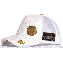 Load image into Gallery viewer, Red Monkey Archangel Warrior White RM1334 Limited Edition Unisex Trucker Cap Hat