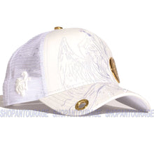 Load image into Gallery viewer, Red Monkey Archangel Warrior White RM1334 Limited Edition Unisex Trucker Cap Hat