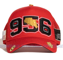 Load image into Gallery viewer, Red Monkey The Valley RM1335 Limited Edition Unisex Trucker Mesh Cap Hat - Red