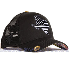 Load image into Gallery viewer, Red Monkey US TEX Black RM1336 New Limited Edition Unisex Trucker Mesh Cap Hat