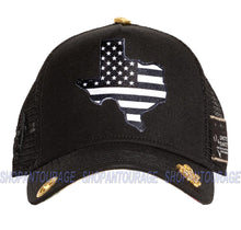 Load image into Gallery viewer, Red Monkey US TEX Black RM1336 New Limited Edition Unisex Trucker Mesh Cap Hat