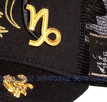 Load image into Gallery viewer, Red Monkey Zodiac Series Capricorn Black RM1337 Limited Unisex Trucker Cap Hat