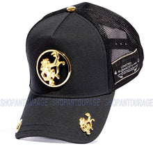 Load image into Gallery viewer, Red Monkey Logo Ring RM1339 New Limited Edition Unisex Trucker Cap Hat - Black