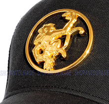 Load image into Gallery viewer, Red Monkey Logo Ring RM1339 New Limited Edition Unisex Trucker Cap Hat - Black
