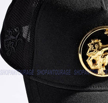 Load image into Gallery viewer, Red Monkey Logo Ring RM1339 New Limited Edition Unisex Trucker Cap Hat - Black