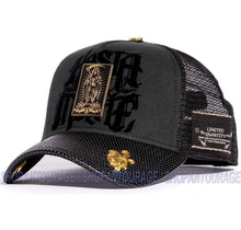 Load image into Gallery viewer, Red Monkey Hasta Muerte Black RM1346 New Limited Edition Fashion Trucker Hat Cap
