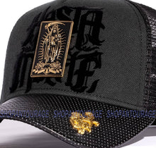Load image into Gallery viewer, Red Monkey Hasta Muerte Black RM1346 New Limited Edition Fashion Trucker Hat Cap