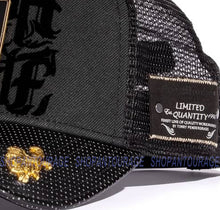 Load image into Gallery viewer, Red Monkey Hasta Muerte Black RM1346 New Limited Edition Fashion Trucker Hat Cap