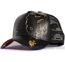 Load image into Gallery viewer, Red Monkey Outline Monkey RM1347 Limited Edition Unisex Trucker Cap Hat - Black