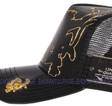 Load image into Gallery viewer, Red Monkey Outline Monkey RM1347 Limited Edition Unisex Trucker Cap Hat - Black