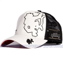Load image into Gallery viewer, Red Monkey Outline Monkey RM1347 Limited Edition Unisex Trucker Cap Hat - White