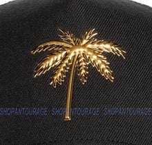 Load image into Gallery viewer, Red Monkey Palms`21 RM1349 Limited Edition Unisex Trucker Mesh Cap Hat - Black