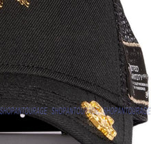 Load image into Gallery viewer, Red Monkey Palms`21 RM1349 Limited Edition Unisex Trucker Mesh Cap Hat - Black
