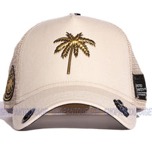 Load image into Gallery viewer, Red Monkey Palms`21 RM1349 Limited Edition Unisex Trucker Mesh Cap Hat - Khaki